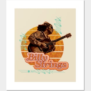 Billy Strings \\ Retro Art Posters and Art